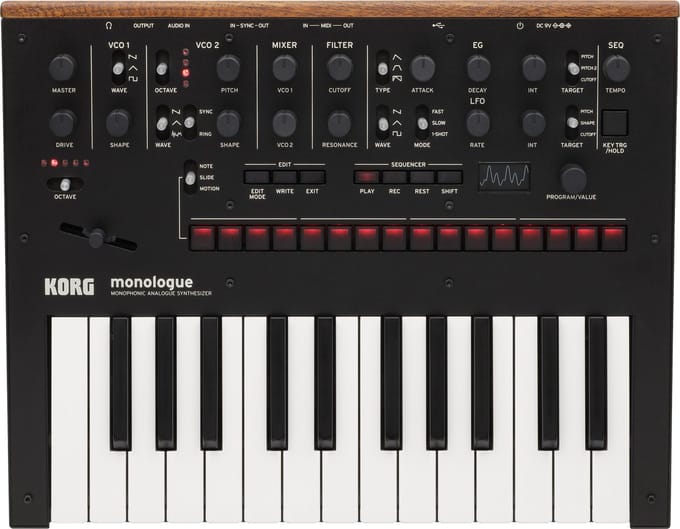 KORG monologue Monofone analoge synthesizer