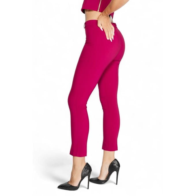 Rinascimento Bordeaux Polyester Casual Broek