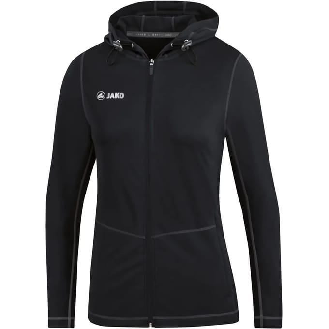 Jako Run 2.0 Jas Met Kap Dames - Zwart | Maat: 34