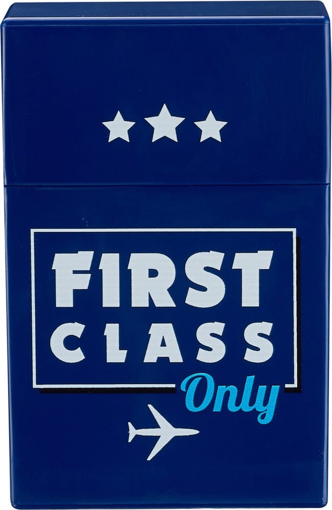Sigarettendoosjes Blauw First Class Only - 20 Sigaretten
