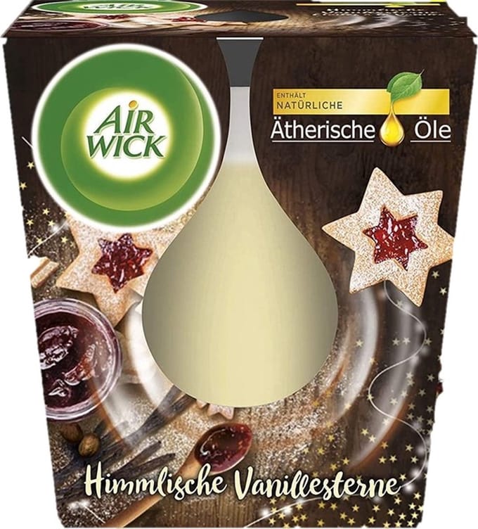 Air Wick - Luchtverfrisser - Geurkaars - Vanille Merveilleuse - 105g