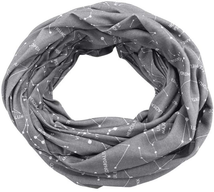 Dailygoody - Modieuze Sjaal met Ritszak - Damesaccessoire - Grijs