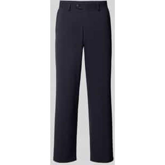 Loose fit pantalon met riemlussen model 'LOOSE-LIAM'