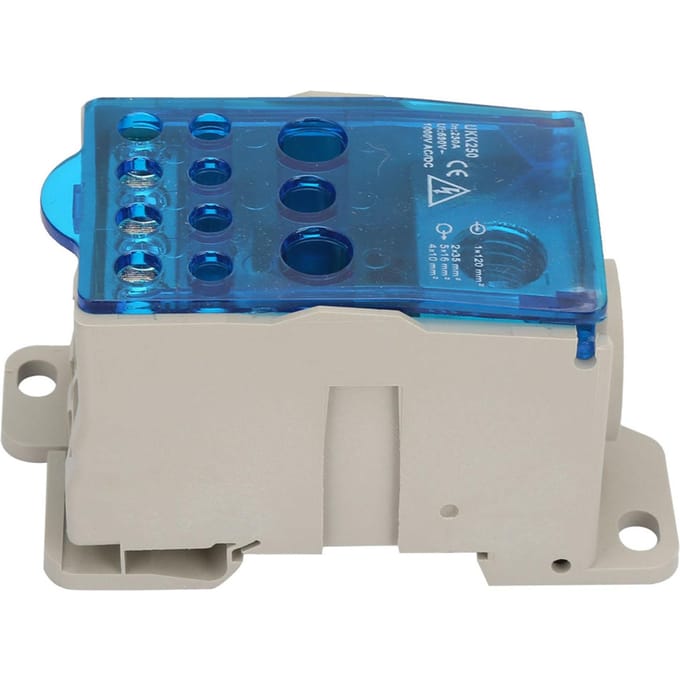 UKK250A Din Rail Klemmenblok Verdeelkast Universele Stroomverdeeldoos
