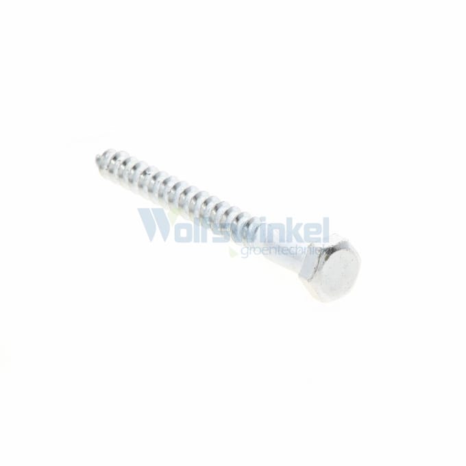 Hoenderdaal houtdraadbout gegalvaniseerd 8 x 80 mm din 571 - doos à 200 stuks