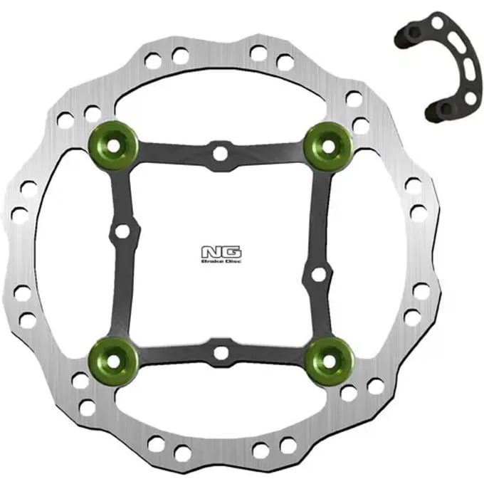 Vlotterende motorremschijfset en steuntje NG Brake Disc Wave 1378XK21
