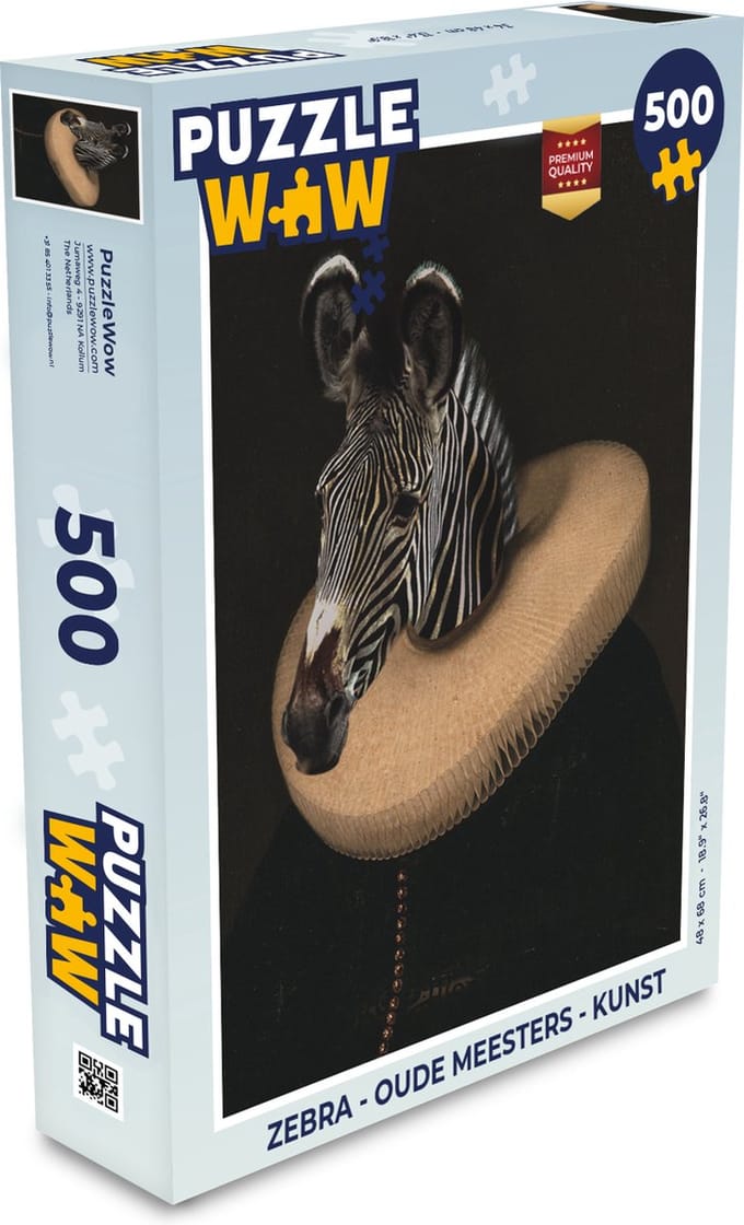 Puzzel Zebra - Oude meesters - Kunst - Legpuzzel - Puzzel 500 stukjes