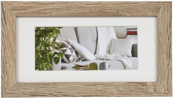 Fotolijst - Henzo - Modern - Fotomaat 10x20 cm - Lichtbruin