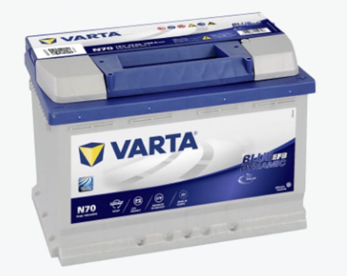 Varta N70 Blue Dynamic 12V 70Ah EFB 570500076D842