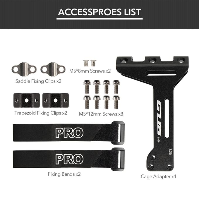 Fiets Dubbele Waterfleshouder Waterfleshouder Adapter Fietsfleshouder Houder Montage Clip zwart