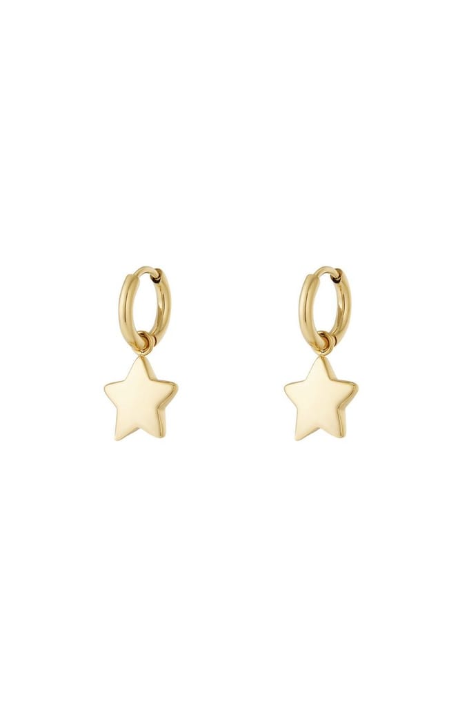 Tiny Star oorbellen Gold