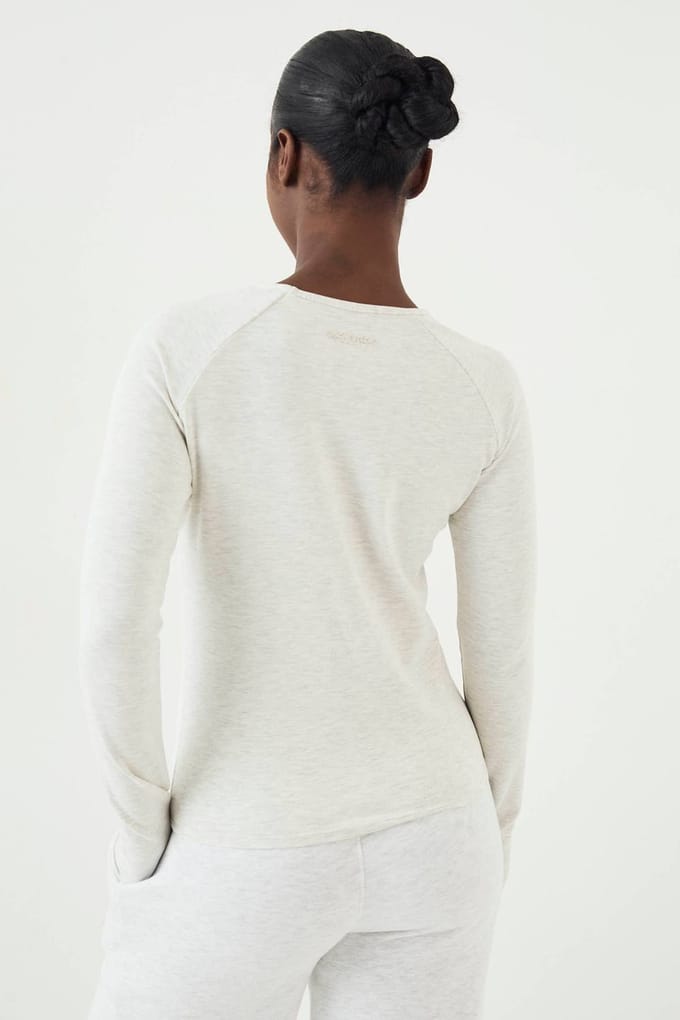 Dames DSGN Studio Ultra Sculpt Lange Mouwen Top | Ash Grey | Maat: Medium