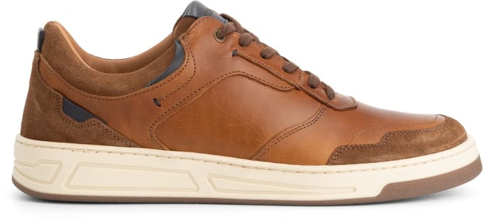 Travelin' Darley Heren - Sneakers - Leer - Cognac