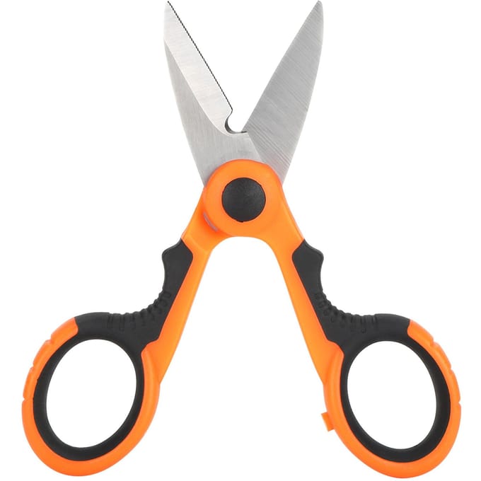 Ciseaux ménagers multifonctions, coupe-câbles isolés pour conduits de fils, ciseaux d'électricien gray