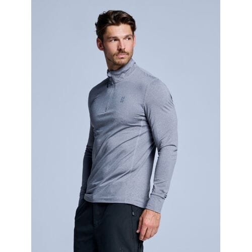 Poederbaas Midlayer Pully - Skipully - Heren - Four Seasons Lightweight 2.0 - Grey Melange - Maat L