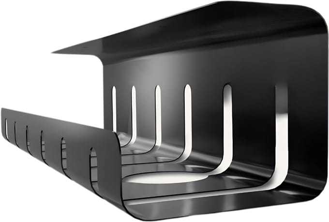 DnA® Kabelgoot - Kabelgoot Bureau - Cable Management - Zwart - 40cm x 10cm x 1cm