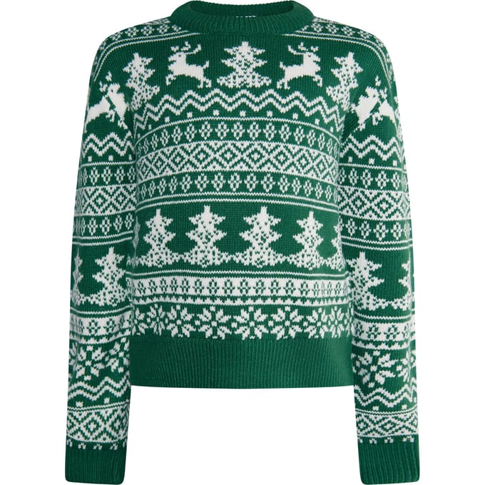 Mo Jumper jongens (kinderen) Groen Wit