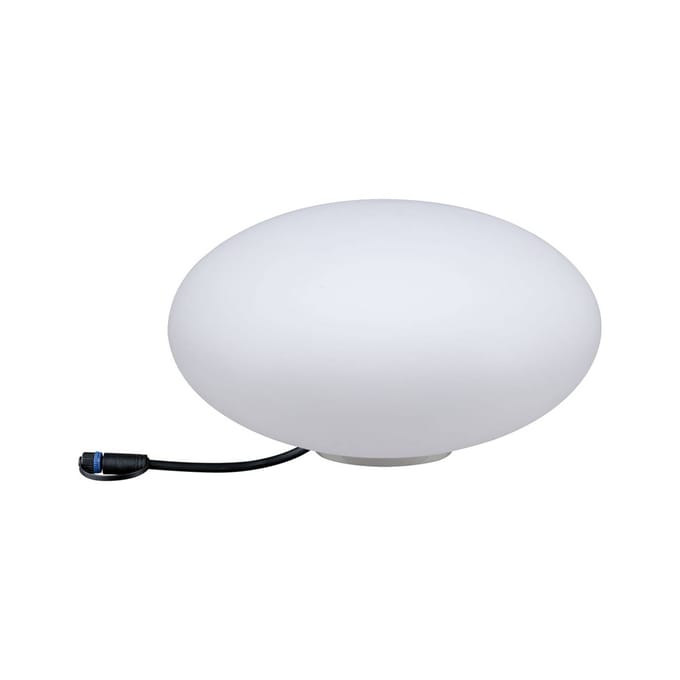 Plug & Shine LED-lichtobject Stone IP67 3000K 2,8W Wit
