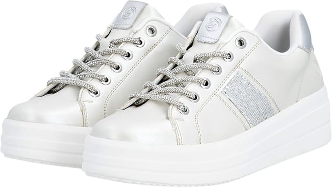 Lage sneakers met veters
