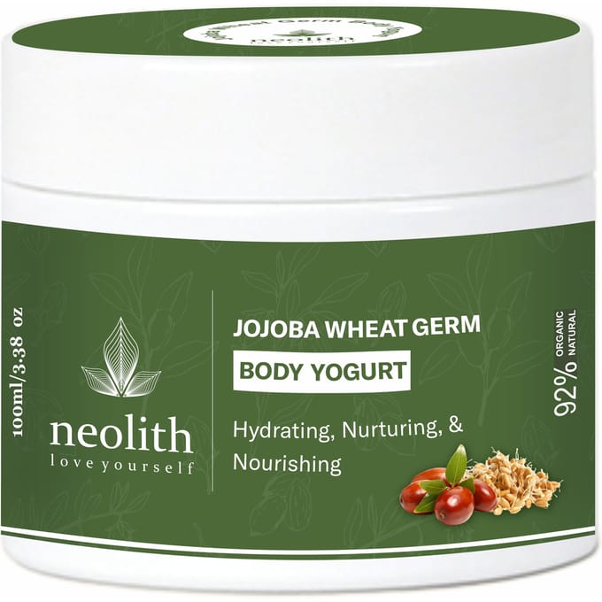 Cinamon Almond Body yogurt + Jojoba Wheatgerm body yogurt combo pack 200 ML wit