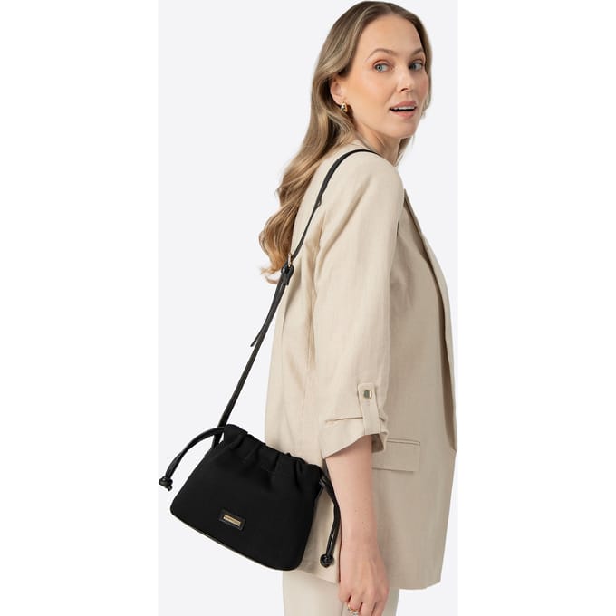 Wittchen - Dames Schoudertas - Zwart - Polyester - Verstelbare Band