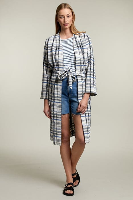 River Woods Multicolor Checked Kimono Größe: 38 | Bademäntel Outlet | Damen