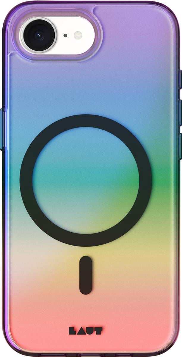 Laut Holo Midnight iPhone 17e / 16e Hoesje – MagSafe Compatibel – Holografisch Effect – Transparant