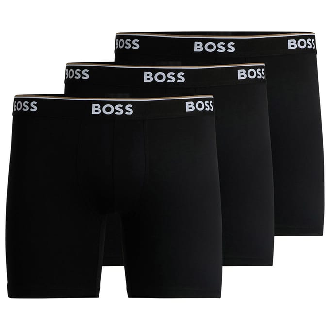 Verpakking van 3 heren elastische katoenen boxershorts 50538142