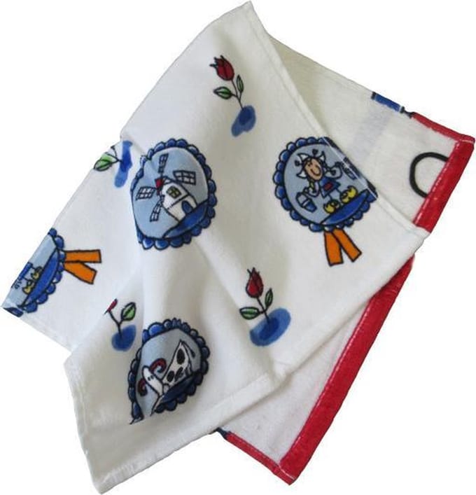 Babette Hollandsche Liefjes - Gastendoekjes (6 Stuks) - 30x50 cm - Wit