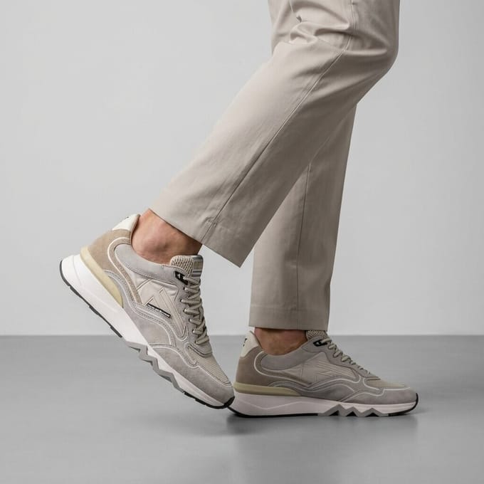 Floris van Bommel Floris van Bommel De Zager Sneakers grijs Suéde