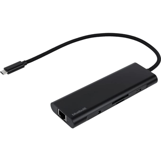 BlueBuilt 8-in-1 HDMI Docking Station met Usb C Zwart