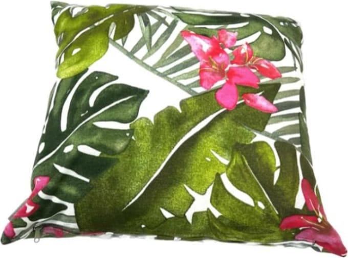 Madison sierkussen 50x50 cm Tropical Flower le sud
