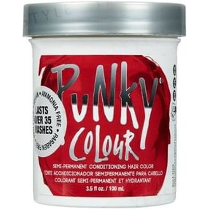 Punky Colour - Semi-Permanent Conditioning Hair Color Vermillion Red 100ml