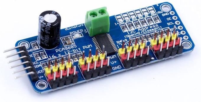 OTRONICÂ® 16 kanaals 12-Bit PWM Servo Driver I2C | Arduino