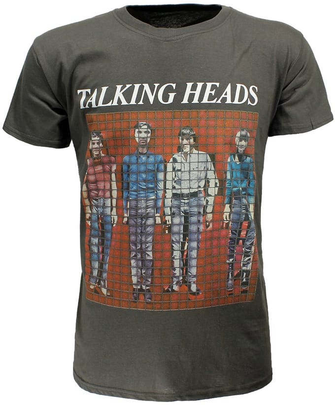 Talking Heads Pixel Portrait T-Shirt - Officiële Merchandise - M