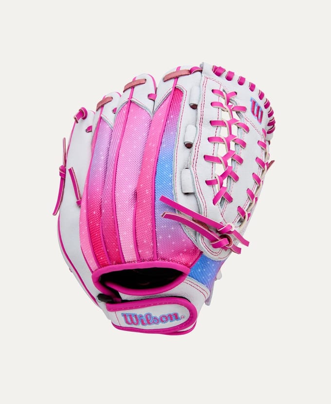 Wilson 2026: A440 - Flash - White/Flamingo - 12'' - REG Rechtsgooiend