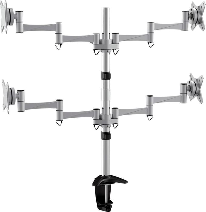 EPZI ARM-DD105 Universele TV/Monitor Bureausteun, Geschikt voor 4x LCD/LED Monitors van 13 t/m 23 inch