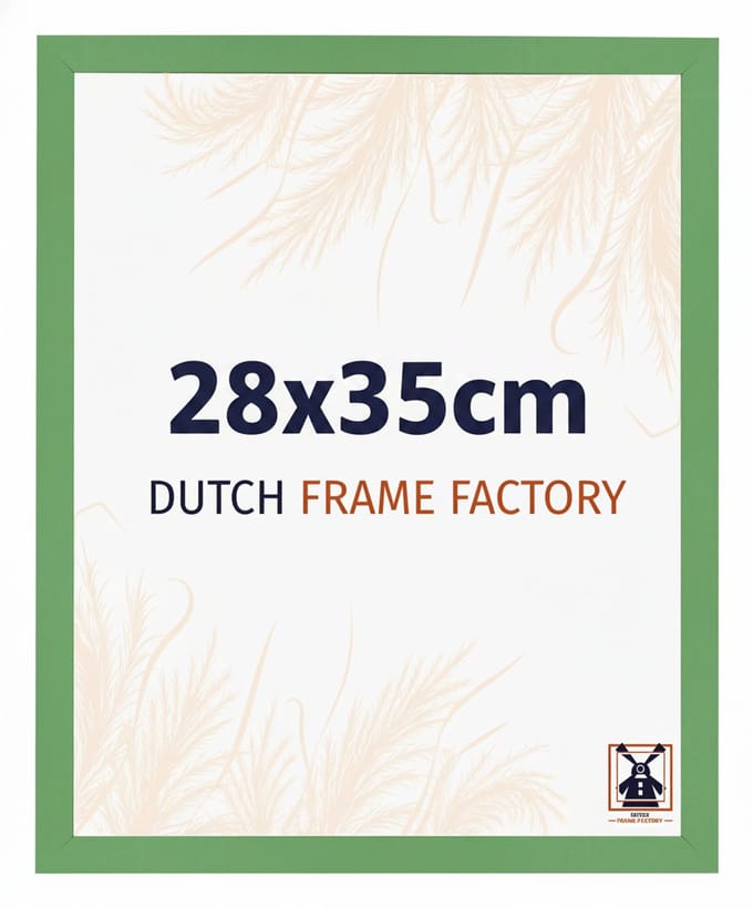 Fotolijst 28x35 cm - MDF - Groen - Benno