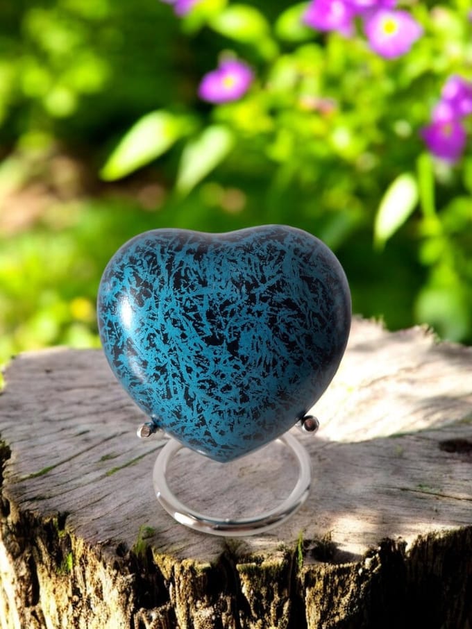 Hart Urn - Verdeel urn - Aqua Field 14082