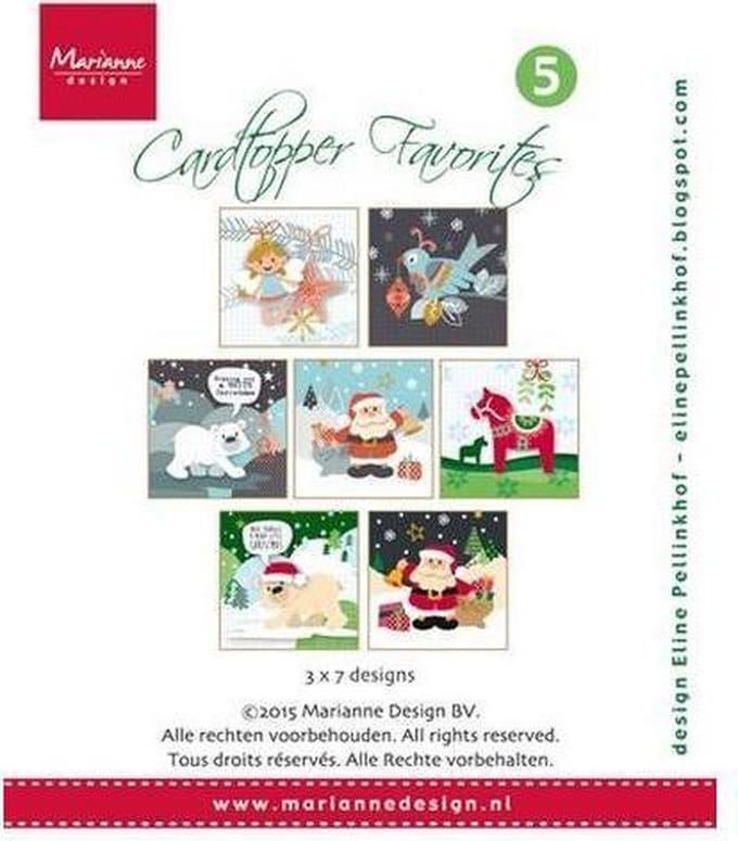 Marianne Design Card Toppers Favorites - Eline