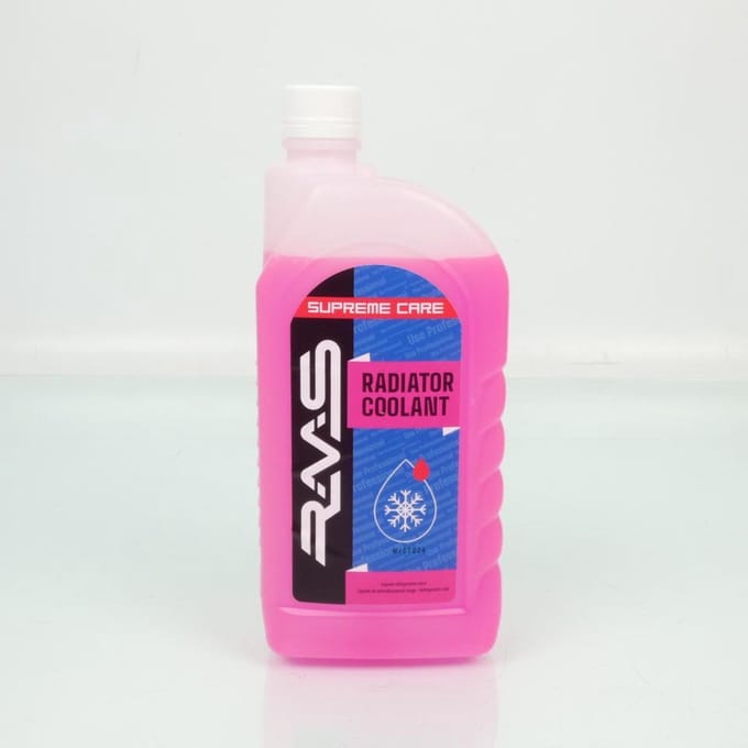Liquide refroidissement RMS Radiator Coolant rose 1L pour moto deux roues Neuf