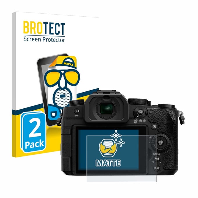 BROTECT - Screenprotector voor Panasonic Lumix DC-G91 - Folie Beschermfolie matte 2 Stuks
