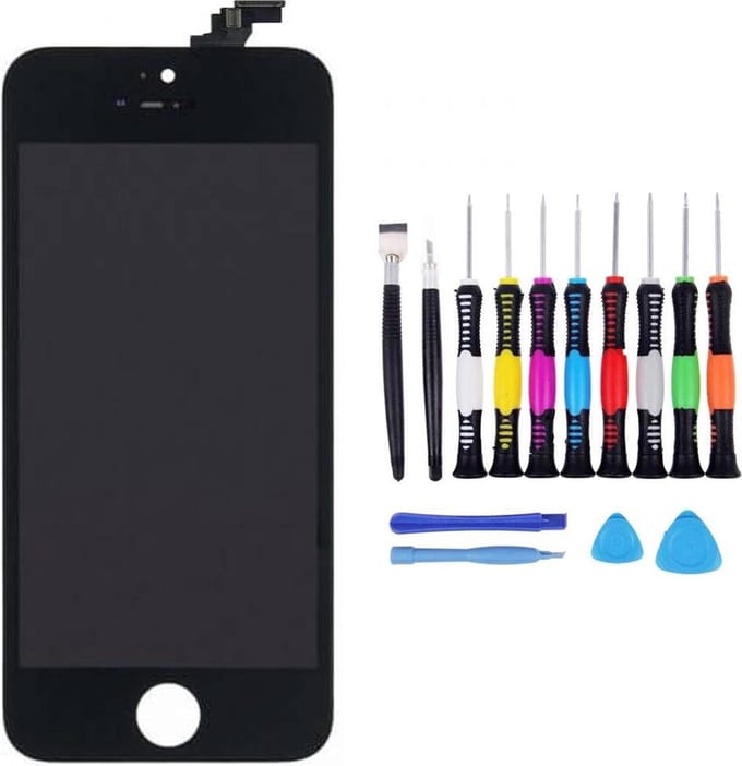 iPhone 5s Scherm Geschikt voor Apple iPhone 5s – Premium – Zwart