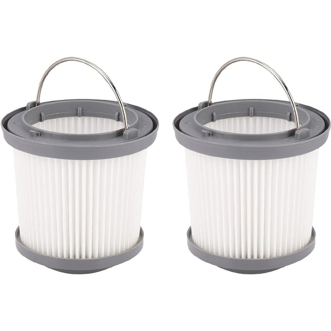 2 stuks Filter Vervanging Voor Black&decker PV1210 V1020l PD11420L Stofzuiger white