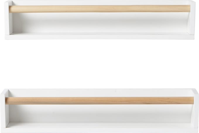 Vertbaudet Set - 2 boekenplanken - 10 x 50 x 10 cm