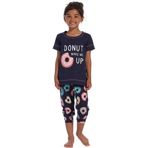 Meisjes pyjama Donut Rebelle - Blauw - Maat - 128