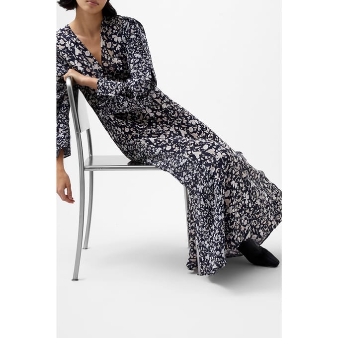 French Connection Jeannie Chiara Drape Midi Dres Utility Bu Multi Taglia: 6 | Maxi abiti Outlet | Donna