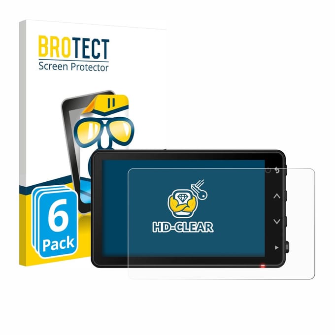 BROTECT - Screenprotector voor Garmin Catalyst 2 - Folie Beschermfolie transparant 6 Stuks