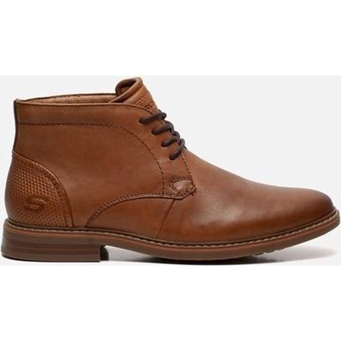 Skechers - Bregman Calsen - Heren - Bootschoenen - Bruin