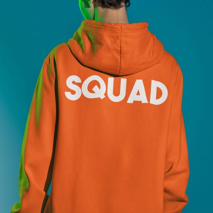 Oranje EK WK Koningsdag Hoodie Squad 3XL